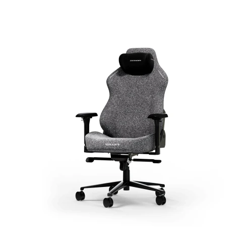 Fotel DXRacer CRAFT Gray Materiałowy XL
