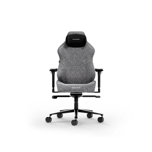 Fotel DXRacer CRAFT Grey Materiałowy L