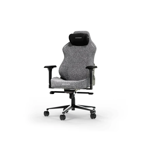 Fotel DXRacer CRAFT Grey Materiałowy L