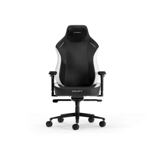 Fotel DXRacer CRAFT L Black & White EPU Leather