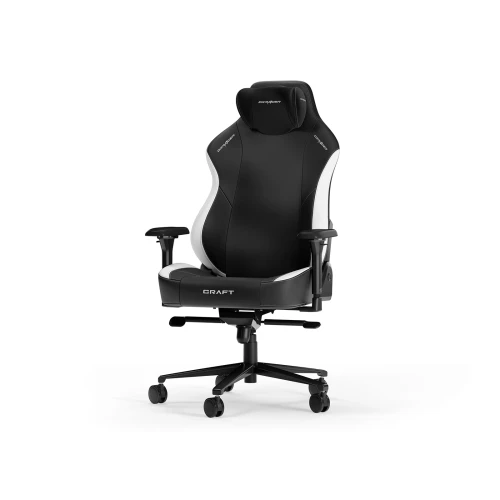 Fotel DXRacer CRAFT L Black & White EPU Leather