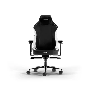 Fotel DXRacer CRAFT XL Black & White EPU Leather