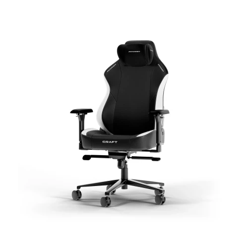Fotel DXRacer CRAFT XL Black & White EPU Leather