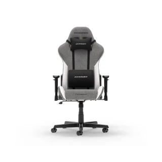 Fotel DXRacer FORMULA Grey & White Materiałowy  L