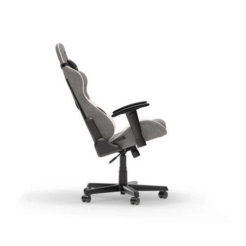 Fotel DXRacer FORMULA Grey & White Materiałowy  L