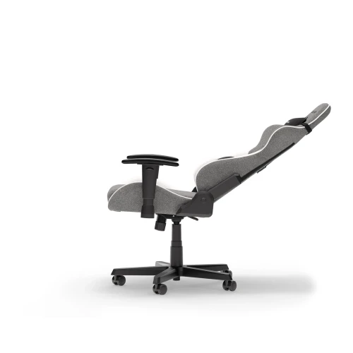 Fotel DXRacer FORMULA Grey & White Materiałowy  L
