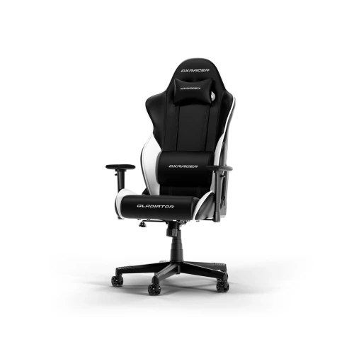 Fotel DXRacer GLADIATOR L Black & White PVC Leather