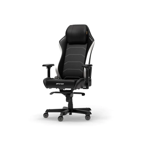Fotel DXRacer MASTER Black & White EPU Leather XL