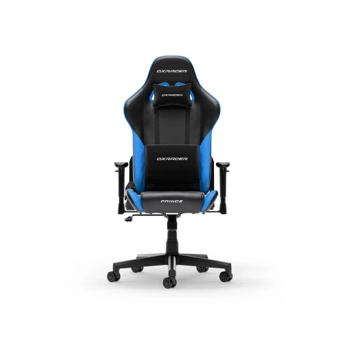 Fotel DXRacer PRINCE Black & Blue PVC Leather L