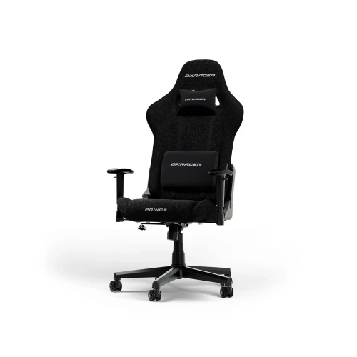 Fotel DXRacer PRINCE Black Materiałowy L