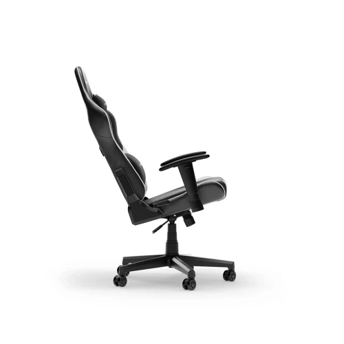Fotel DXRacer PRINCE Black & White PVC Leather L