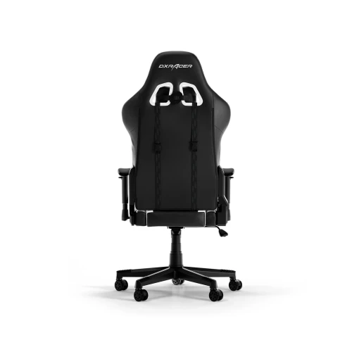 Fotel DXRacer PRINCE L Black & White PVC Leather