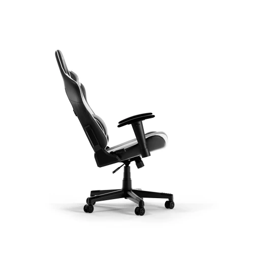 Fotel DXRacer PRINCE L Black & White PVC Leather