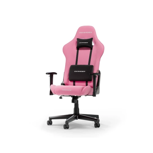 Fotel DXRacer PRINCE Pink Materiałowy L