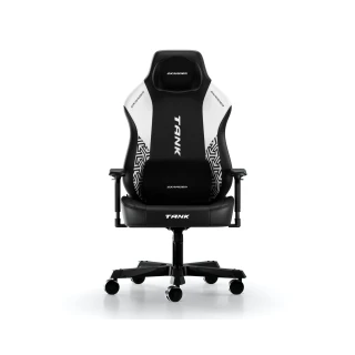 Fotel DXRacer TANK Black & White Armour EPU Leather XXL
