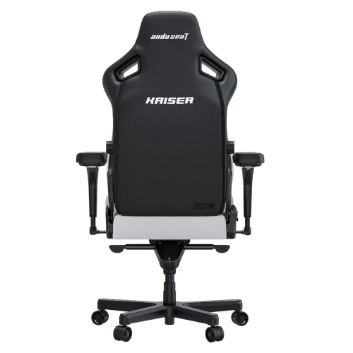 Fotel gamingowy Kaiser 4 XL Anda Seat skórzany biały obrotowy