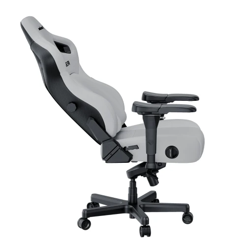 Fotel gamingowy Kaiser 4 XL Anda Seat skórzany biały obrotowy