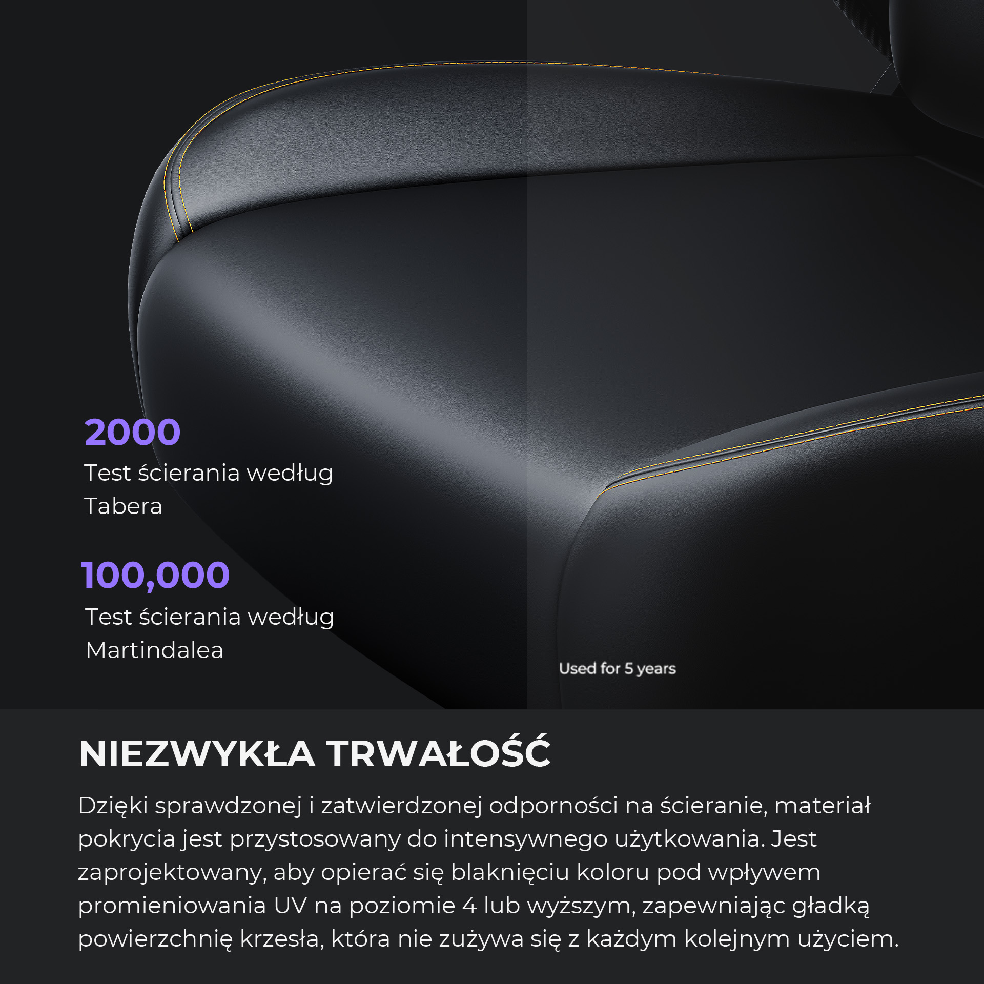 Regulacja podparcia lędźwiowego w fotelu Kaiser 4