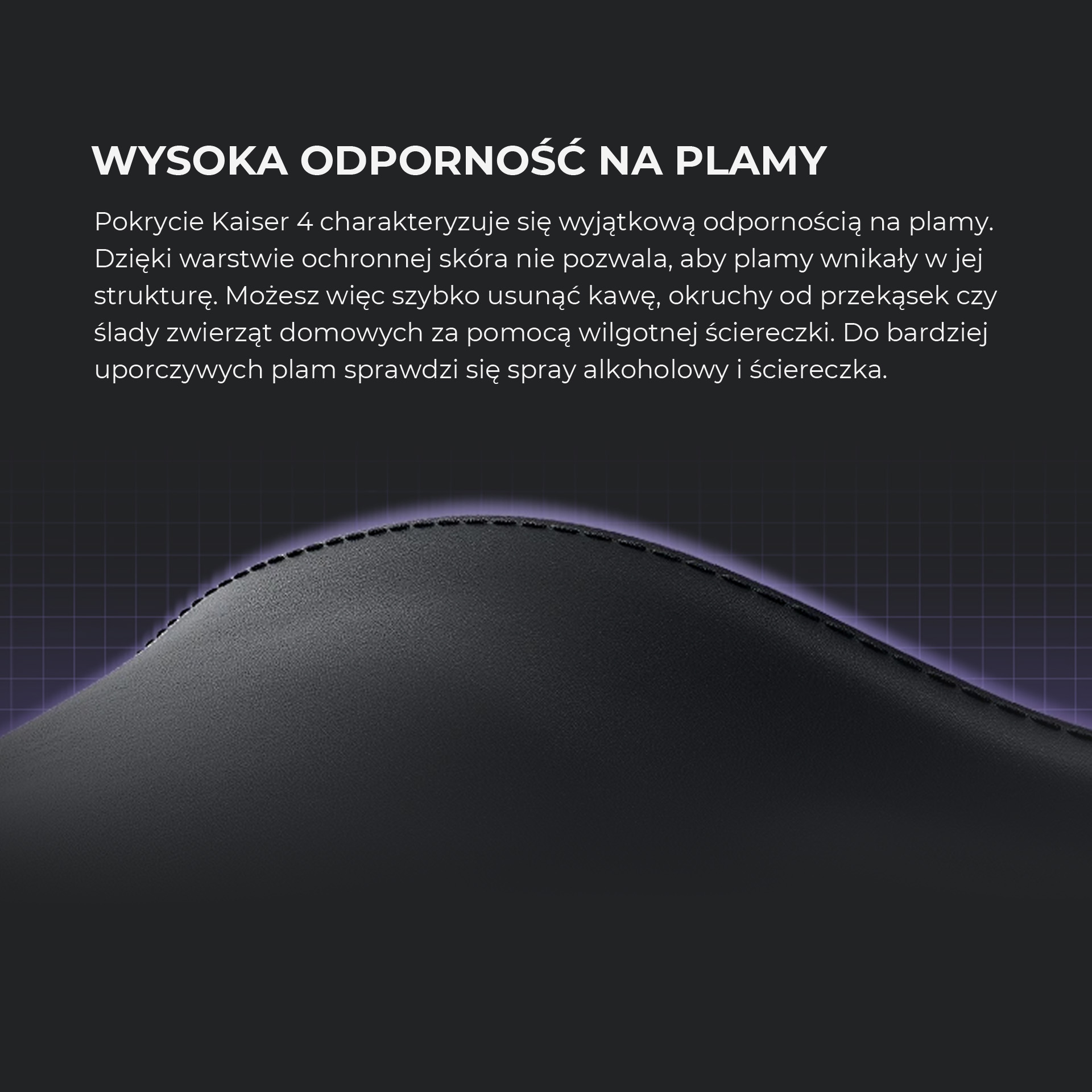 Wbudowane ergonomiczne wsparcie lędźwiowe