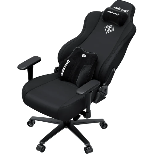Fotel gamingowy materiałowy Anda Seat Novis Plus XL czarny obrotowy