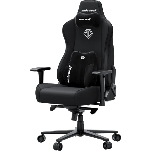 Fotel gamingowy materiałowy Anda Seat Novis Plus XL czarny obrotowy