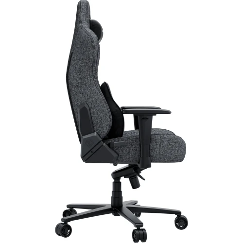 Fotel gamingowy materiałowy Anda Seat Novis Plus XL ciemnoszary obrotowy