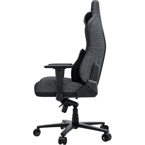Fotel gamingowy materiałowy Anda Seat Novis Plus XL ciemnoszary obrotowy