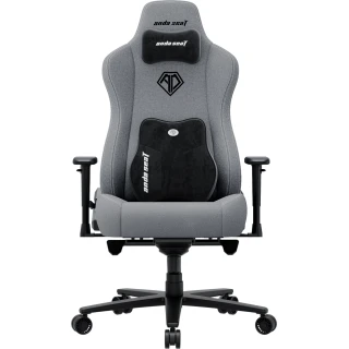 Fotel gamingowy materiałowy Anda Seat Novis Plus XL szary obrotowy