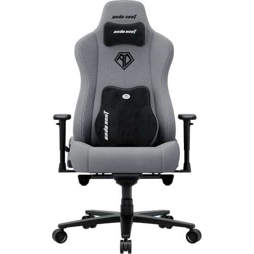 Fotel gamingowy materiałowy Anda Seat Novis Plus XL szary obrotowy