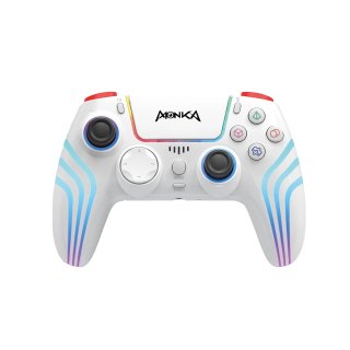 Gamepad Monka Contra Kontroler Bezprzewodowy Biały PC / PS4 / Switch / Android / iOS13