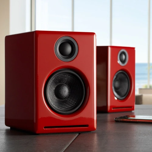 Głośniki Audioengine A2+ Bluetooth 2.0 Hi-Glossy Red