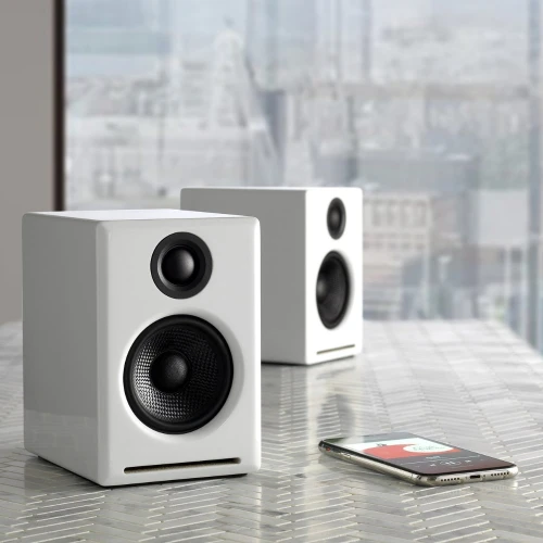Głośniki Audioengine A2+ Bluetooth 2.0 Hi-Glossy White