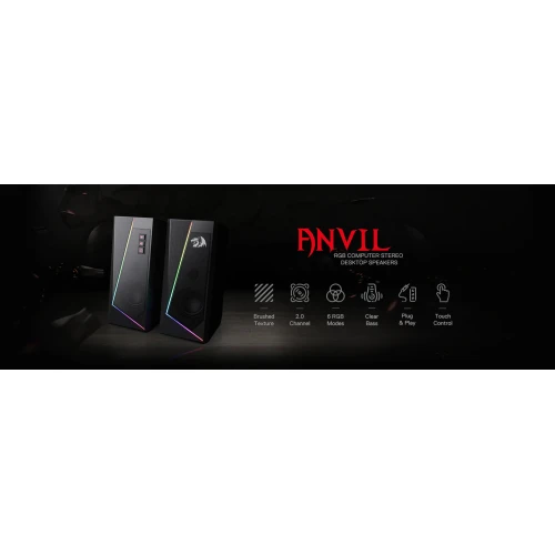 Głośniki komputerowe Redragon GS520 Anvil RGB