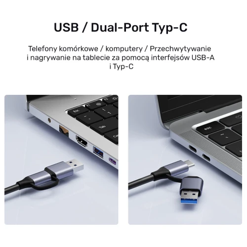 Grabber video Unitek  USB-C/A, 4K HDMI 1.4b V1167A