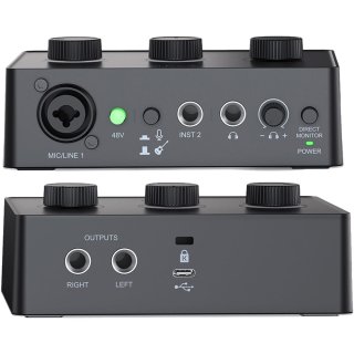 Interfejs audio XLR Fifine AMPLI1 Mikser Phantom +48V