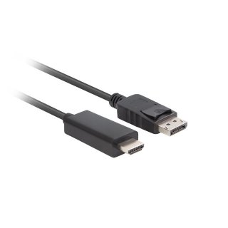 Kabel DisplayPort(m) V1.1 ->hdmi(m) 5m Czarny Lanberg