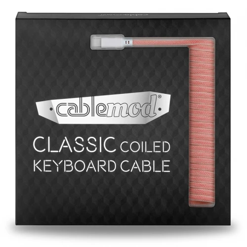 Kabel do klawiatury CableMod Classic Coiled Cable Orangesicle (USB-C do USB-A) 1.5m