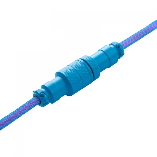 Kabel do klawiatury CableMod Pro Coiled Cable Galaxy Blue (USB-C do USB-A) 1.5m