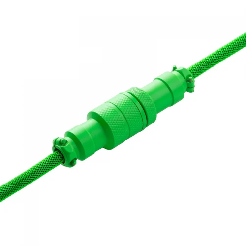 Kabel do klawiatury CableMod Pro Coiled Cable Viper Green (USB-C do USB-A) 1.5m