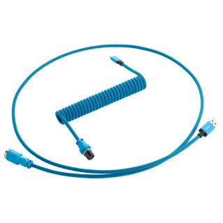 Kabel do klawiatury CableMod Pro Coiled Cable Spectrum Blue (USB-C do USB-A) 1.5m