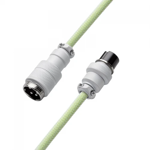 Kabel do klawiatury CableMod Pro Coiled Cable Lime Sorbet (USB-C do USB-A) 1.5m
