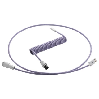 Kabel do klawiatury CableMod Pro Coiled Cable Rum Raisin (USB-C do USB-A) 1.5m