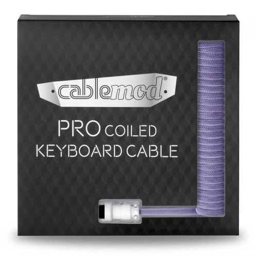 Kabel do klawiatury CableMod Pro Coiled Cable Rum Raisin (USB-C do USB-A) 1.5m