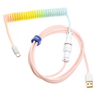 Kabel do klawiatury Ducky Premicord wielokolorowy (USB-C do USB-A) 1.8M