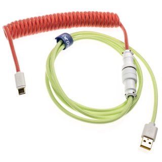 Kabel do klawiatury Ducky Premicord Strawberry Frog (USB Typ C do Typ A) - 1,8M