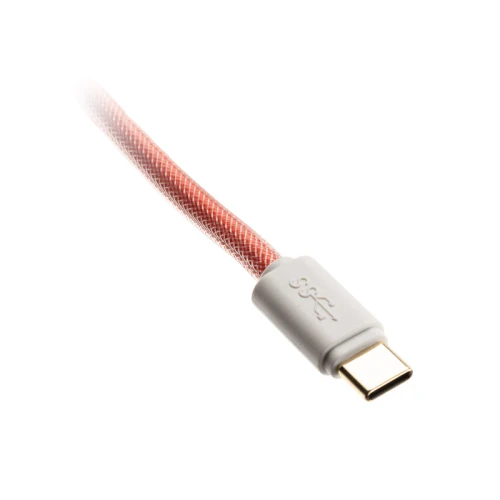 Kabel do klawiatury Ducky Premicord Strawberry Frog (USB Typ C do Typ A) - 1,8M
