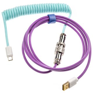 Kabel do klawiatury Ducky Premicord Frozen Lama (USB Typ C do Typ A) 1,8M