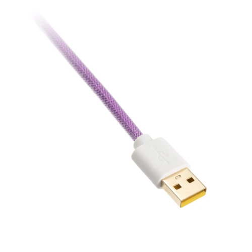 Kabel do klawiatury Ducky Premicord Frozen Lama (USB Typ C do Typ A) 1,8M