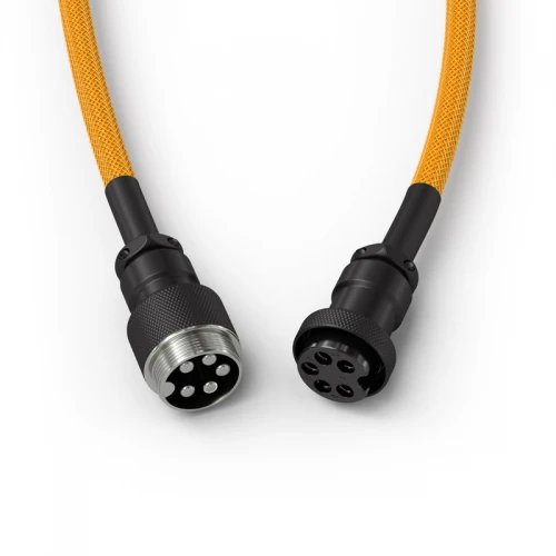 Kabel do klawiatury Glorious Coiled Cable Glorious Gold (USB-C do USB-A) 1.37m