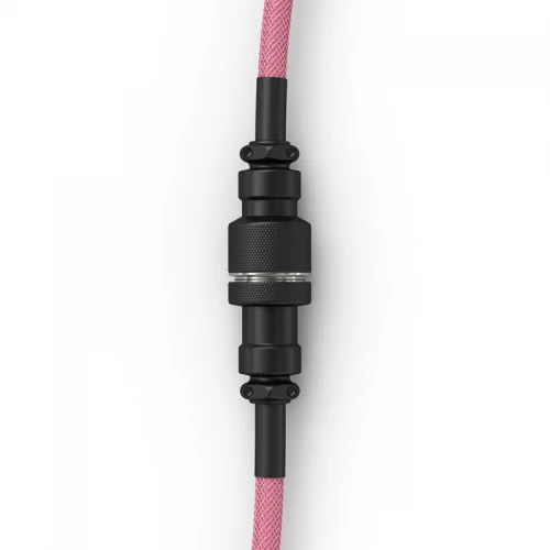 Kabel do klawiatury Glorious Coiled Cable Prism Pink (USB-C do USB-A) 1.37m